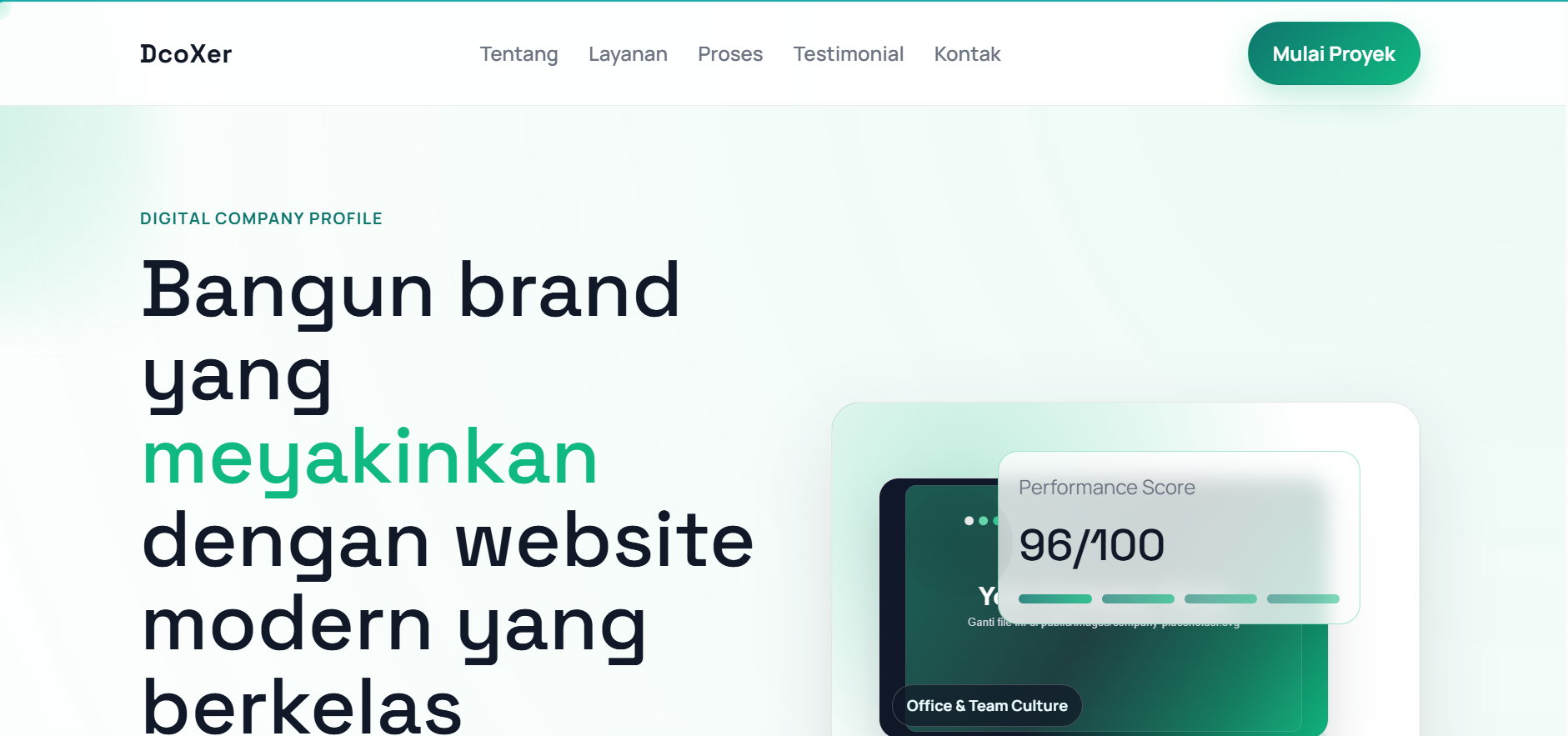 Preview project Company Profile